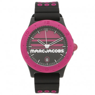 Cinturino per orologio Marc by Marc Jacobs MJ1652 Silicone Nero 18mm