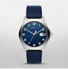 Cinturino per orologio Marc by Marc Jacobs MJ8670 Pelle Blu 22mm