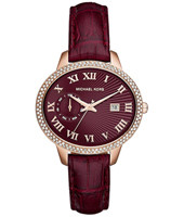 Cinturino per orologio Michael Kors MK2430 Plastica Rosso 18mm