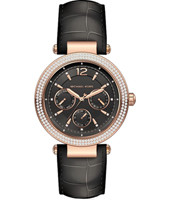 Cinturino per orologio Michael Kors MK2547 Pelle Nero 21mm