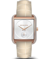 Cinturino per orologio Michael Kors MK2610 Pelle Beige 20mm