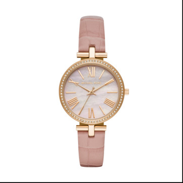 Cinturino per orologio Michael Kors MK2790 Pelle Rosa 14mm