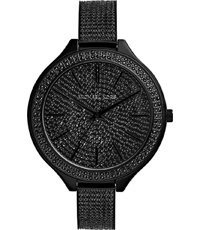 Cinturino per orologio Michael Kors MK3318 Acciaio Nero 12mm