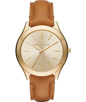 Cinturino per orologio Michael Kors MK3427 Pelle Marrone 16mm