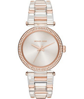 Cinturino per orologio Michael Kors MK4318 Plastica Transparente 21mm