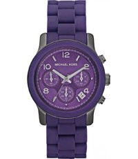 Cinturino per orologio Michael Kors MK5511 Silicone Viola 20mm