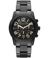 Cinturino per orologio Michael Kors MK5858 Acciaio Nero 22mm