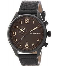 Cinturino per orologio Michael Kors MK7069 Pelle Nero 22mm