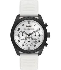 Cinturino per orologio Michael Kors MK8685 Silicone Bianco 22mm