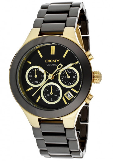 Cinturino per orologio DKNY NY4915 Ceramica Nero