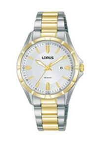 Cinturino per orologio Lorus PC22-X033 / RJ252BX9 / RQN225X Acciaio Bi-colore 16mm