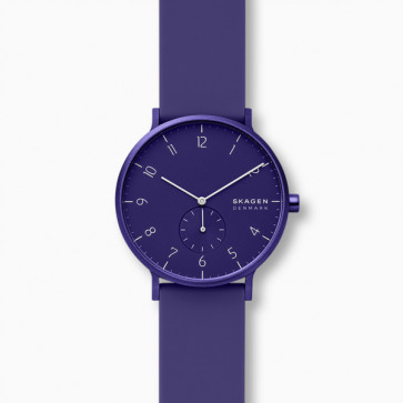 Cinturino per orologio Skagen SKW6542 Silicone Viola 20mm