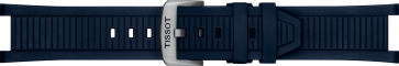Cinturino per orologio Tissot T603049424 Gomma Blu