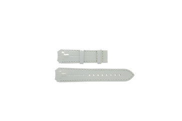 Cinturino per orologio Tissot T33785885A / T610030086 Pelle Bianco 20mm