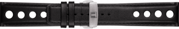 Cinturino per orologio Tissot T600038130 / PRS516-LD / T9254274605100A Pelle Nero 22mm