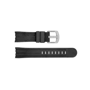 Cinturino per orologio TW Steel TWB120 Silicone Nero 24mm