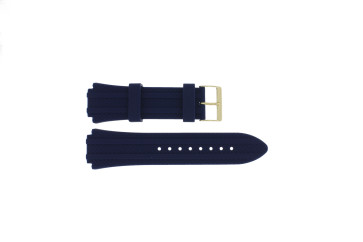 Horlogeband Guess W0674G2 / W0674G4 Rubber Blauw 19mm