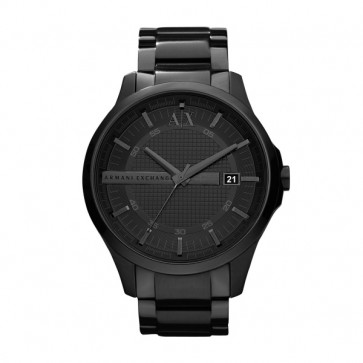 Armani Exchange cinturino dell‘orologio AX2104 Acciaio inossidabile Nero 22mm