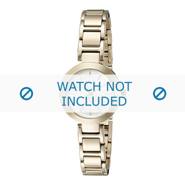 DKNY cinturino dell‘orologio NY2399 Metallo Oro 18mm