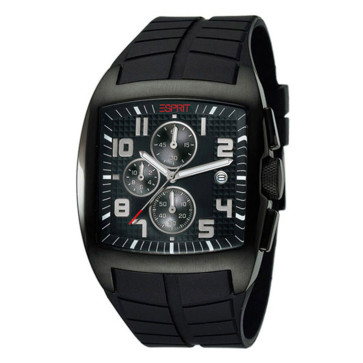 Cinturino per orologio Esprit ES102061 Gomma Nero 24mm