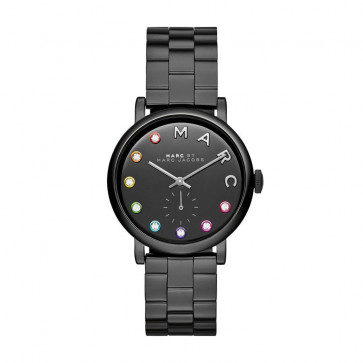 Cinturino per orologio Marc by Marc Jacobs MBM3422 Acciaio inossidabile Nero 18-20mm variabel