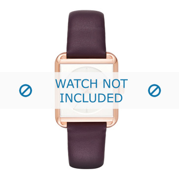 Cinturino per orologio Michael Kors MK2585 Pelle Viola 20mm