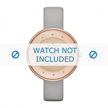 Skagen cinturino dell‘orologio SKW2139 Pelle Marrone 14mm