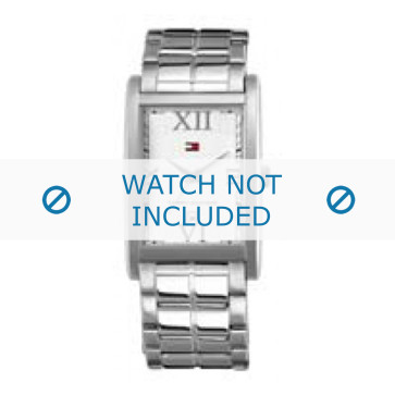 Tommy Hilfiger cinturino dell‘orologio TH-67-1-14-0760 TH679000919 / 1710179 Metallo Argento 24mm