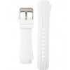 Cinturino per orologio Lotus 15730-E / 15730 Gomma Bianco 22mm