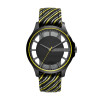 Cinturino per orologio Armani Exchange AX2402 Pelle/Tessuto Multicolore 22mm