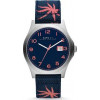 Cinturino per orologio Marc by Marc Jacobs MBM5087 Pelle/Tessuto Blu 22mm