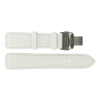 Cinturino per orologio Tissot T33785885A / T600029221 / T610029222 /XS Pelle Bianco 20mm