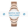 Cinturino per orologio DKNY NY2344 Acciaio Vino rosé 18mm