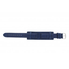 Cinturino per orologio Universale 61325.55.18 Pelle Blu 18mm