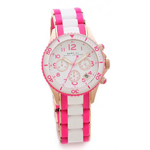 Cinturino per orologio Marc by Marc Jacobs MBM2593 Acciaio Bianco 20mm