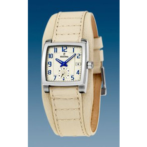 Cinturino per orologio Festina F16181-2 / F16181-3 Pelle Marrone chiaro 17mm