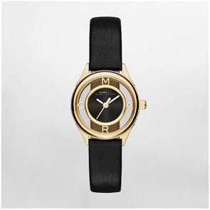 Cinturino per orologio Marc by Marc Jacobs MBM1381 Pelle Nero 13.5mm