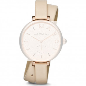 Cinturino per orologio Marc by Marc Jacobs MJ1418 Pelle Beige 10mm