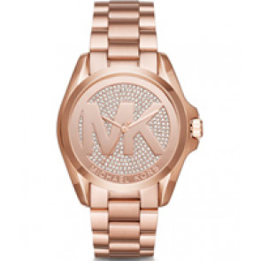 Cinturino per orologio Michael Kors MK6437 Acciaio Vino rosé 20mm
