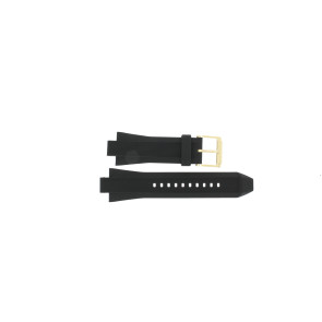 Cinturino per orologio Michael Kors MK8325 / Dylan Gomma Nero 13mm