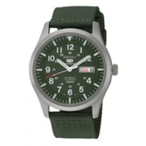 Cinturino per orologio Seiko 7S36-03J0 / SNZG09J1 Tela Verde 22mm