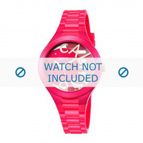 Calypso cinturino dell‘orologio K5678-5 Gomma / plastica Rosa