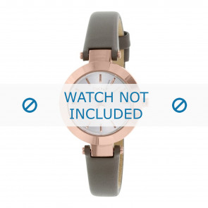 Cinturino per orologio DKNY NY2301 Pelle Grigio 8mm
