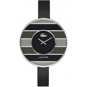 Lacoste cinturino dell‘orologio 2000607 / 2000578 / LC-37-3-29-2237 Pelle Nero 10mm