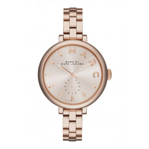 Cinturino per orologio Marc by Marc Jacobs MBM3364 Acciaio inossidabile Vino rosé 10mm