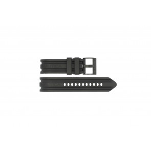 Cinturino per orologio Nautica A20046G Gomma Nero 24mm
