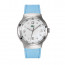Lacoste cinturino dell‘orologio 2000377 / LC-09-3-14-0060 Pelle Blu 21mm + cuciture blu