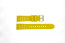 Cinturino per orologio Universale 842.09 Gomma Giallo 20mm