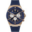 Cinturino per orologio Guess GW0057G2 / W0057G2 / Poseidon Gomma Blu 27mm