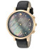 Cinturino per orologio Orologio intelligente Kate Spade New York KST23208 Pelle Nero